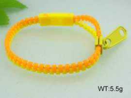 Plastic Zipper Bracelet