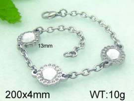 Stainless Steel Stone Bracelet