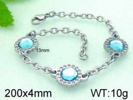 Stainless Steel Stone Bracelet