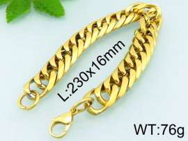 Stainless Steel Gold-plating Bracelet