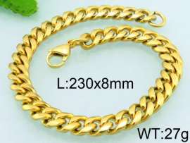 Stainless Steel Gold-plating Bracelet