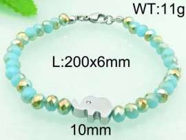 Stainless Steel Plastic Bracelet
