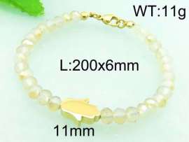 Stainless Steel Plastic Bracelet