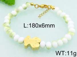 Stainless Steel Plastic Bracelet