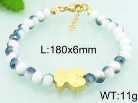 Stainless Steel Plastic Bracelet