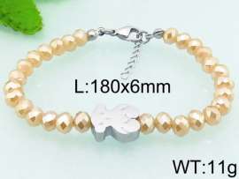 Stainless Steel Plastic Bracelet