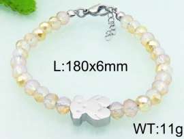 Stainless Steel Plastic Bracelet
