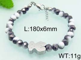 Stainless Steel Plastic Bracelet