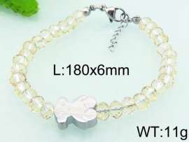 Stainless Steel Plastic Bracelet