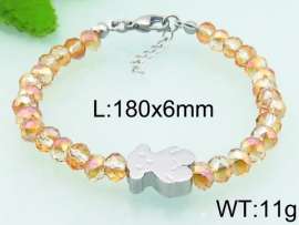 Stainless Steel Plastic Bracelet