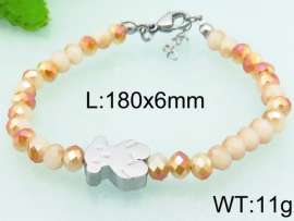 Stainless Steel Plastic Bracelet