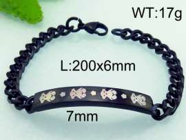 Stainless Steel Black-plating Bracelet