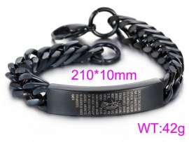 Stainless Steel Black-plating Bracelet