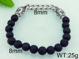 Stainless Steel Stone Bracelet