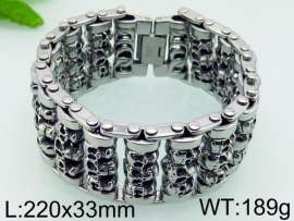 Stainless Skull Bracelet