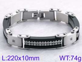 Stainless Steel Black-plating Bracelet