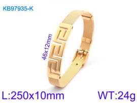Stainless Steel Gold-plating Bracelet