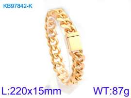 Stainless Steel Gold-plating Bracelet