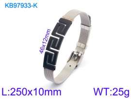 Stainless Steel Black-plating Bracelet