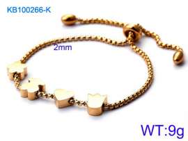 Stainless Steel Gold-plating Bracelet