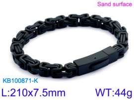 Stainless Steel Black-plating Bracelet