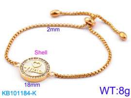 Stainless Steel Stone Bracelet