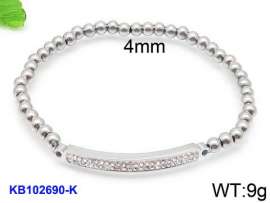 Stainless Steel Stone Bracelet
