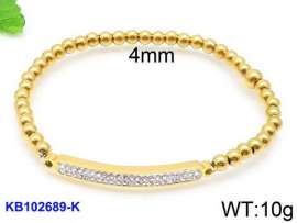 Stainless Steel Stone Bracelet