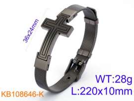 Stainless Steel Black-plating Bracelet