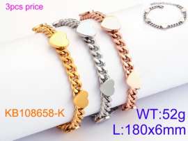 Stainless Steel Gold-plating Bracelet