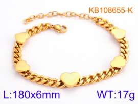 Stainless Steel Gold-plating Bracelet
