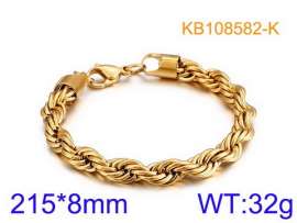 Stainless Steel Gold-plating Bracelet
