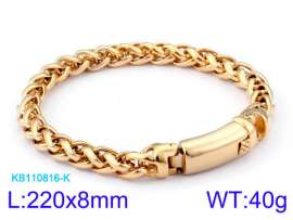 Stainless Steel Gold-plating Bracelet