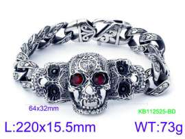 Stainless Skull Bracelet
