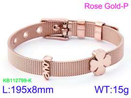 Stainless Steel Rose Gold-plating Bracelet