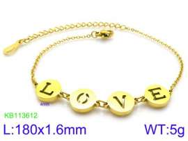 Stainless Steel Gold-plating Bracelet