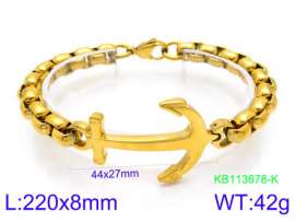 Stainless Steel Gold-plating Bracelet