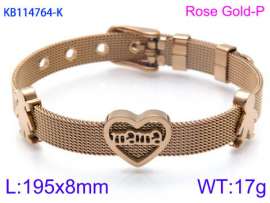 Stainless Steel Rose Gold-plating Bracelet