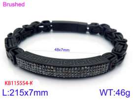 Stainless Steel Stone Bracelet