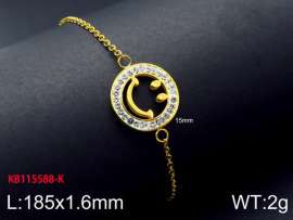 Stainless Steel Stone Bracelet