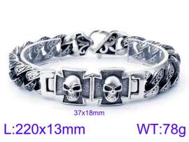 Stainless Skull Bracelet
