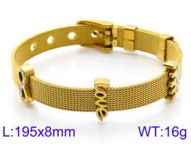 Stainless Steel Gold-plating Bracelet
