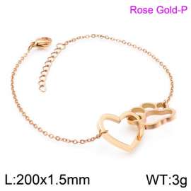 Stainless Steel Rose Gold-plating Bracelet