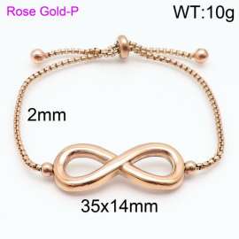 Stainless Steel Rose Gold-plating Bracelet