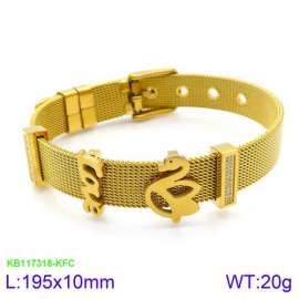 Stainless Steel Gold-plating Bracelet