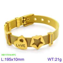 Stainless Steel Gold-plating Bracelet