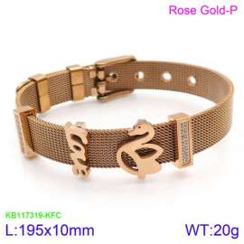 Stainless Steel Rose Gold-plating Bracelet