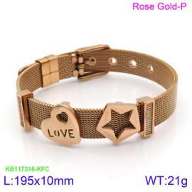 Stainless Steel Rose Gold-plating Bracelet