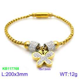 Stainless Steel Stone Bracelet
