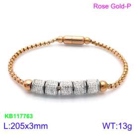 Stainless Steel Stone Bracelet